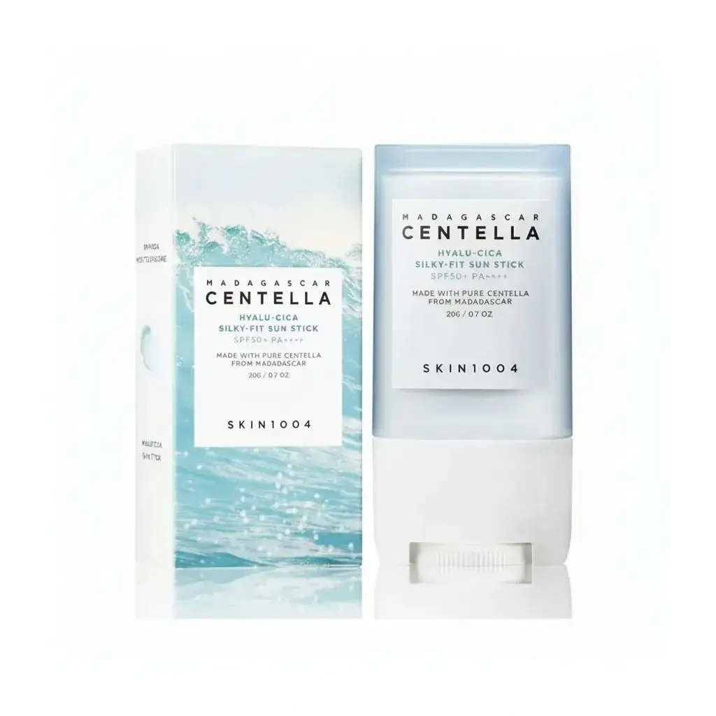 ضد آفتاب استیکی اسکین 1004 مدل Madagascar Centella Hyalu-Cica Silky-Fit